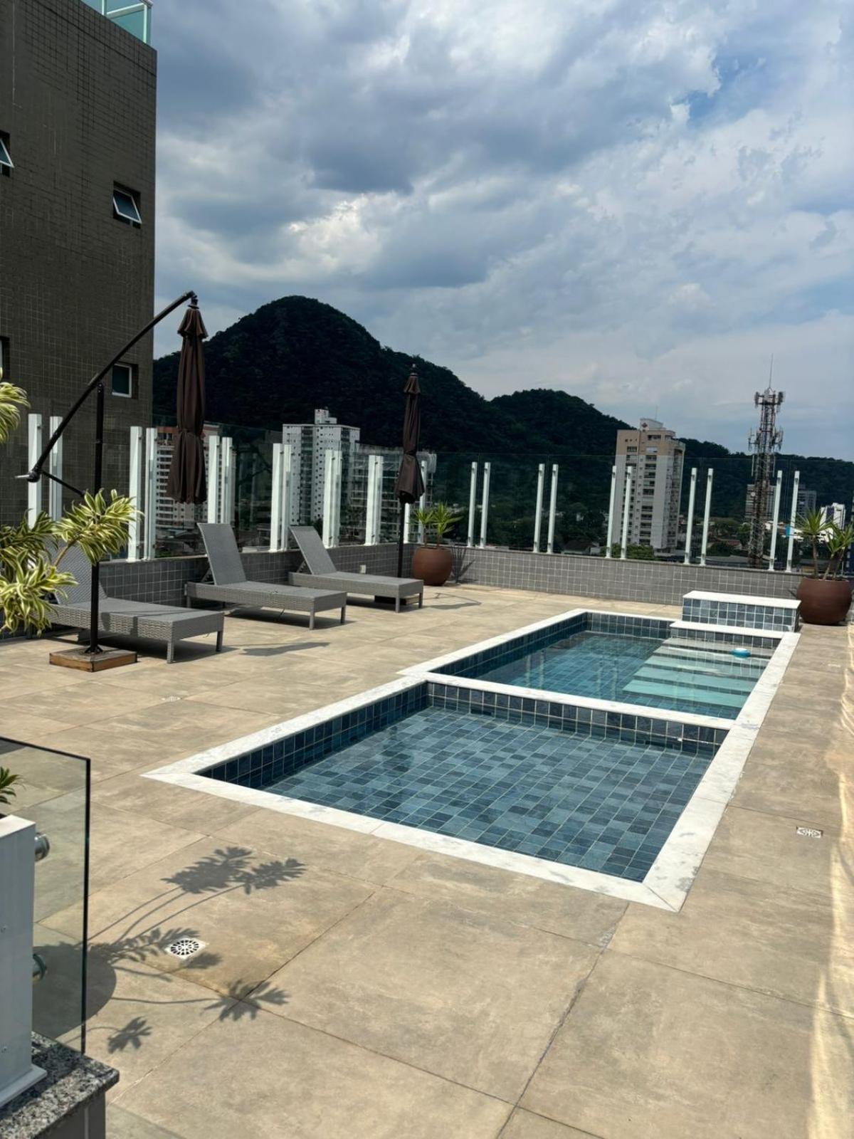 Novo Apto Canto Do Forte, Rua Praia Vista Montanha, Com Wi Fi, Homebeach10, 01 Vaga De Garagem, Melhores Restaurantes Ao Lado Praia Grande  Exterior photo